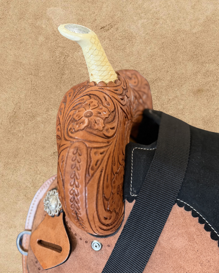 Black 12" Western Saddle