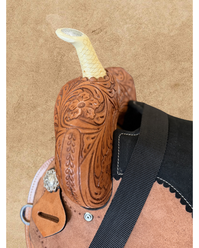 Black 12" Western Saddle