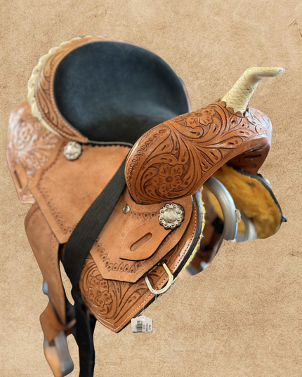 Black 12" Western Saddle