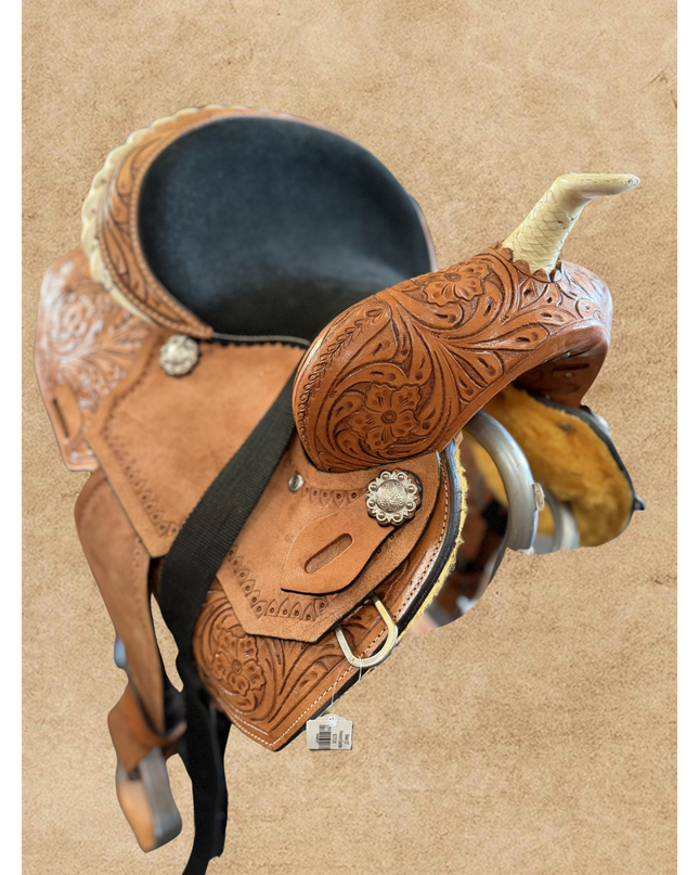 Black 12" Western Saddle