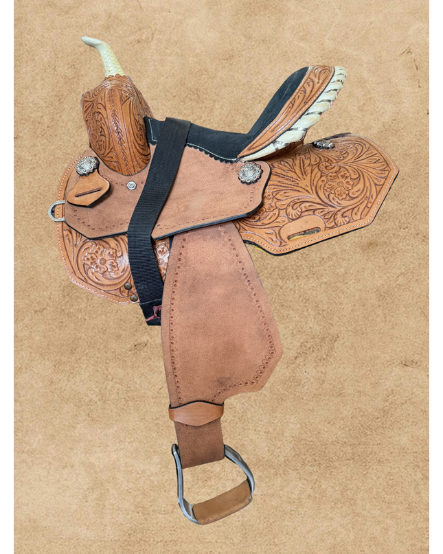 Black 12" Western Saddle