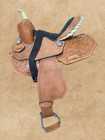 Black 12" Western Saddle