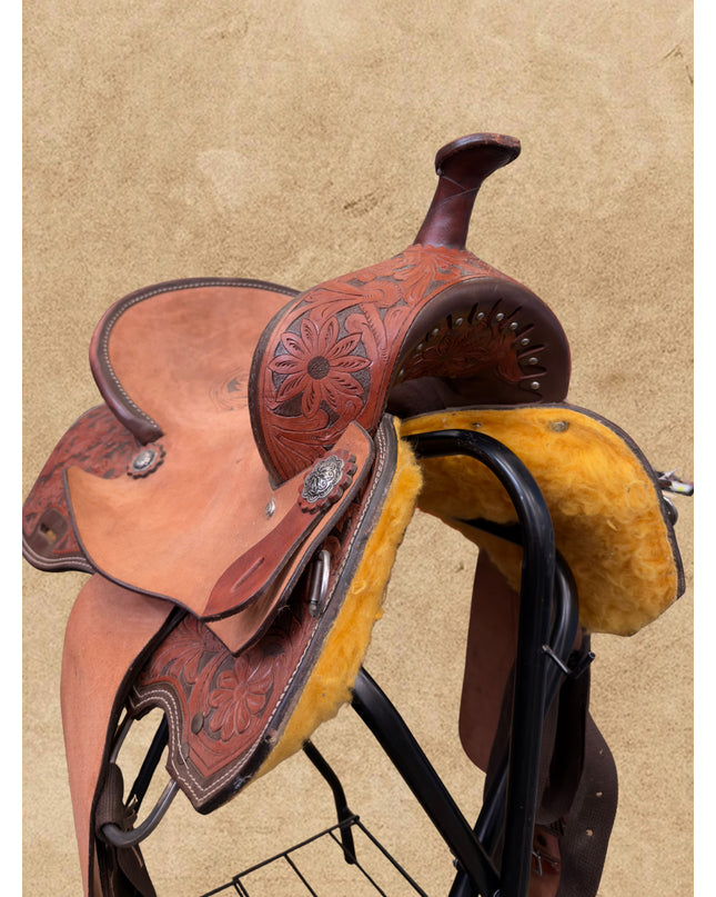 SunFlower Roughout Barrel Saddle