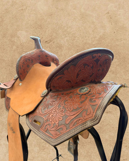 SunFlower Roughout Barrel Saddle