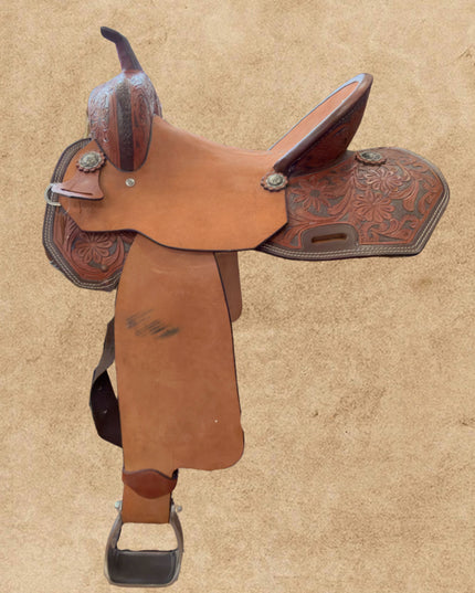 SunFlower Roughout Barrel Saddle