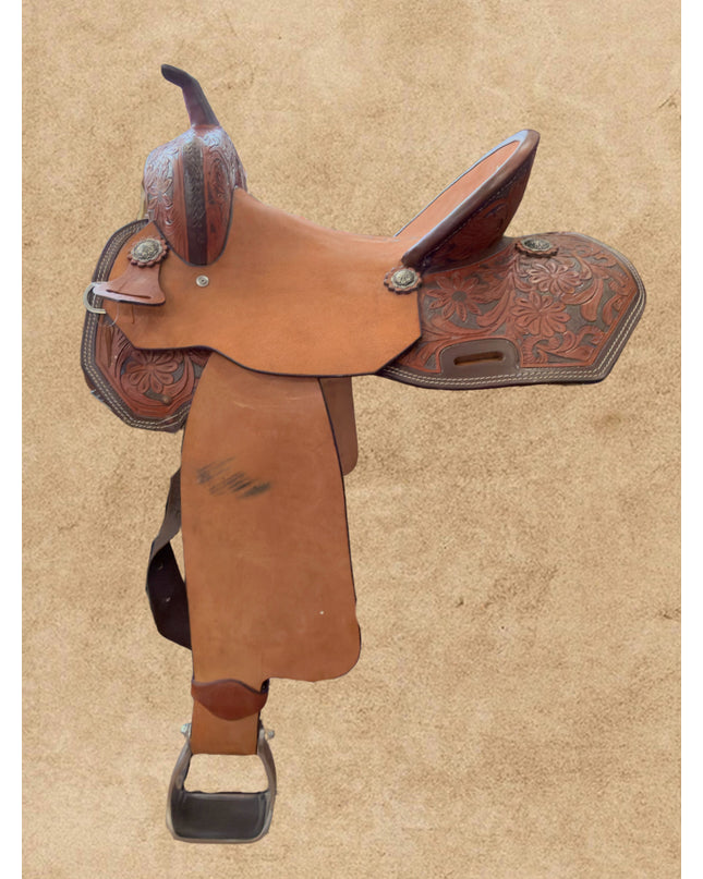 SunFlower Roughout Barrel Saddle