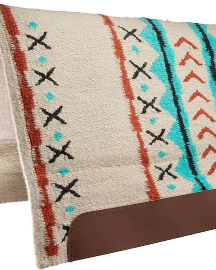 33x38" Flex Synergy Saddle Pad Mojave-TOFU/Cherry Mahogany
