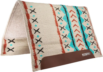 33x38" Flex Synergy Saddle Pad Mojave-TOFU/Cherry Mahogany