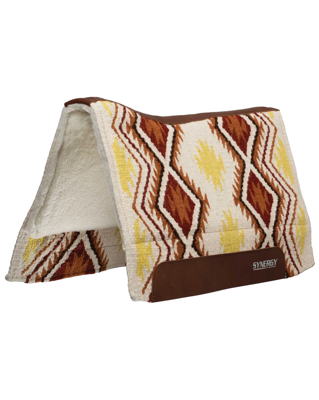 32x34" Synergy Saddle Pad Firestorm-Minion Ye/Russet OR