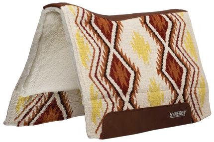 32x34" Synergy Saddle Pad Firestorm-Minion Ye/Russet OR