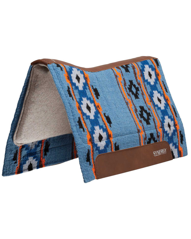 32x34" Synergy Saddle Pad Switchback-Navy/Slate Blue
