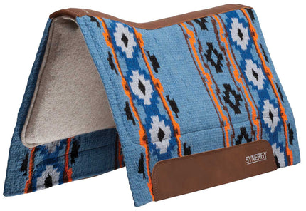 32x34" Synergy Saddle Pad Switchback-Navy/Slate Blue