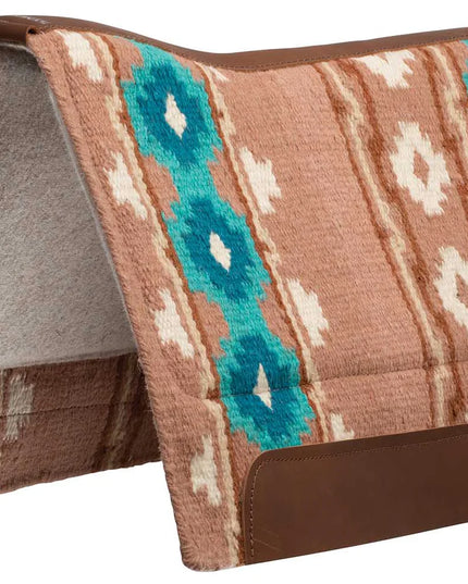 33x38" Synergy Saddle Pad Odyssey-Pink Sand/Aruba Blue
